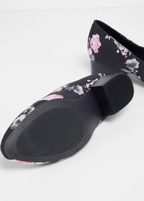 Pumps med blokkh&aelig;l, bonprix