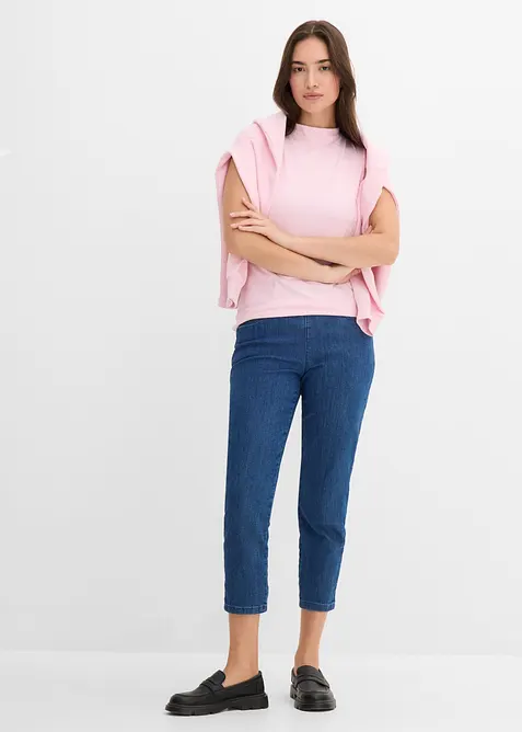 Straight-jeans, Mid Waist, komfortlinning, (2 pack), bonprix