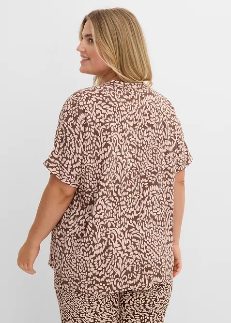 Bluse i viskose med pent fall, bonprix