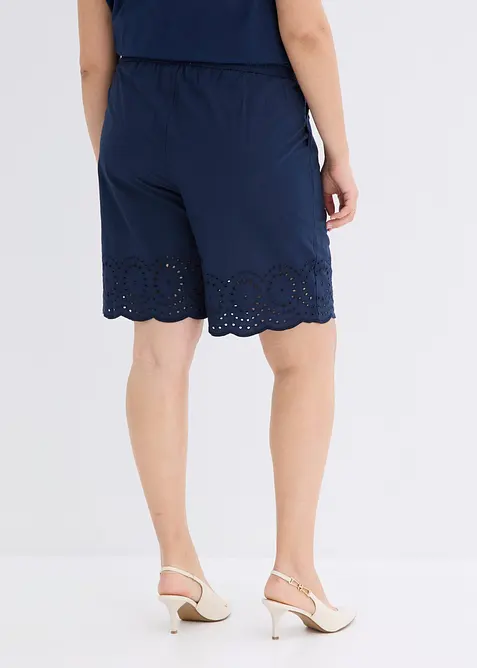 Pull on-shorts i 100% bomull, bonprix