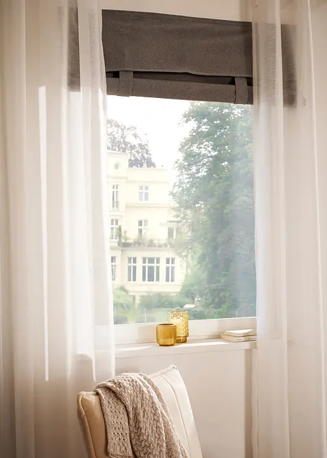 M&oslash;rkleggings-liftgardin, ensfarget, bonprix