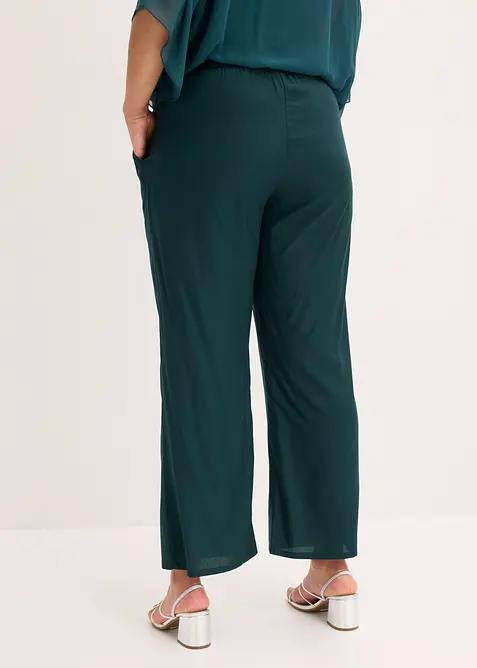 Pull-on bukse i viskose, bonprix