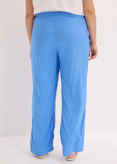 Pull-on bukse i viskose, bonprix