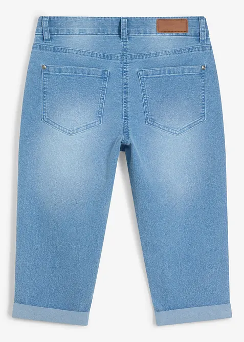 Caprijeans Mid Waist med regulerbar linning, bonprix