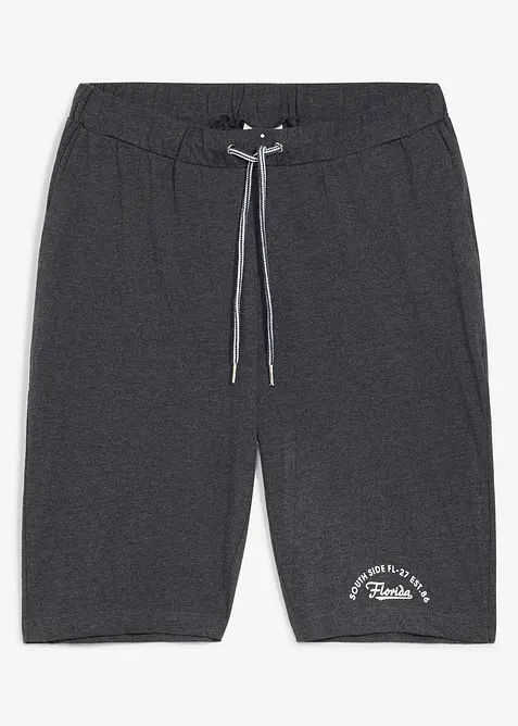 Jersey bermudashorts i 100% &oslash;kologisk bomull, bonprix