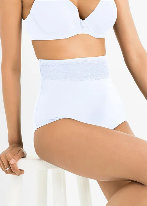 Light shape truse med h&oslash;y midje (2-pack), bonprix