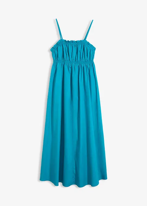 Stroppekjole i 100% &oslash;kologisk bomull, bonprix