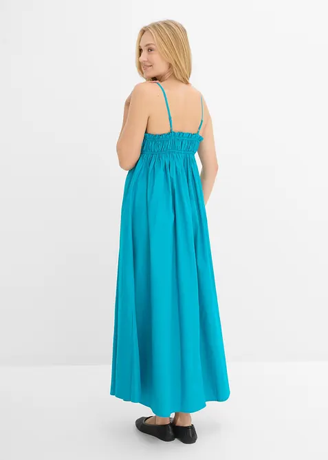 Stroppekjole i 100% &oslash;kologisk bomull, bonprix