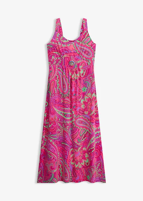 Maxikjole med dekorative smykkestener, bonprix