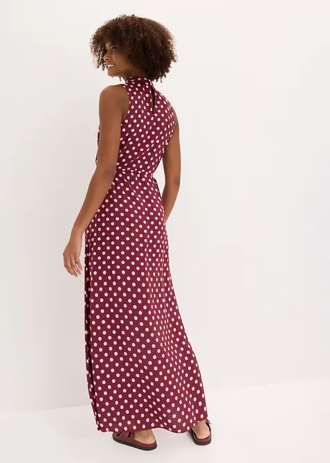 Maxikjole i viskoseblanding med pent fall, bonprix