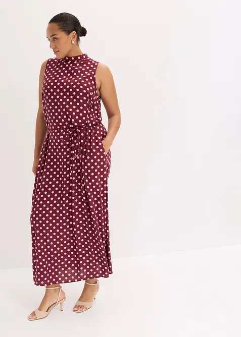 Maxikjole i viskoseblanding med pent fall, bonprix