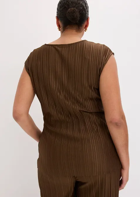 Plissert topp, bonprix
