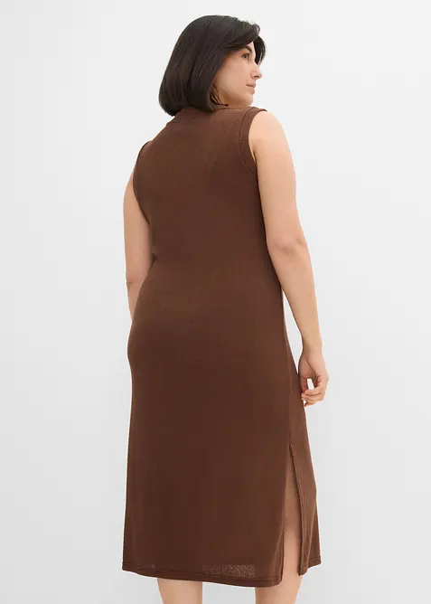 Lett strikkekjole av viskosemiks, bonprix