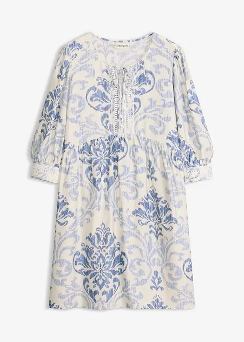 Minikjole i viskoseblanding, bonprix