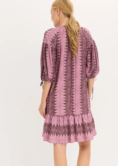 Minikjole i myk viskoseblanding, bonprix