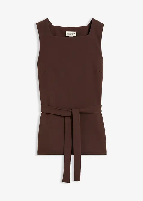 Pik&eacute;topp med knytebelte, bonprix