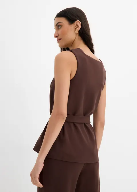 Pik&eacute;topp med knytebelte, bonprix