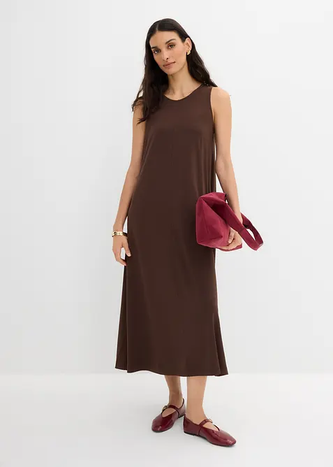 Midikjole i A-fasong, bonprix