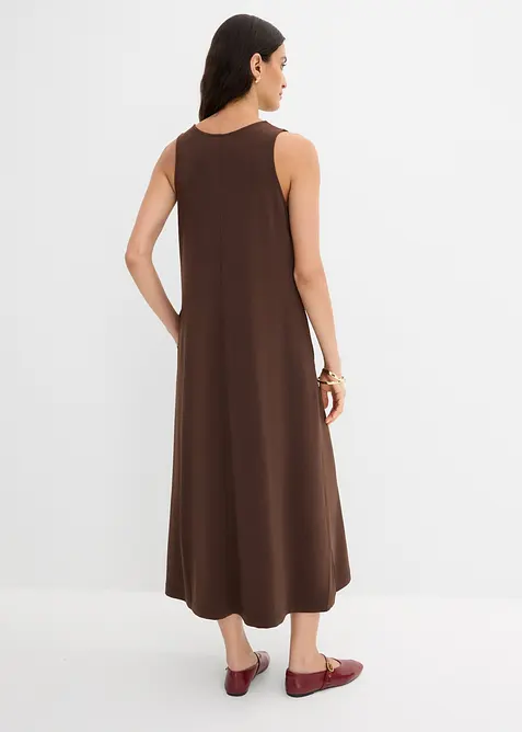 Midikjole i A-fasong, bonprix