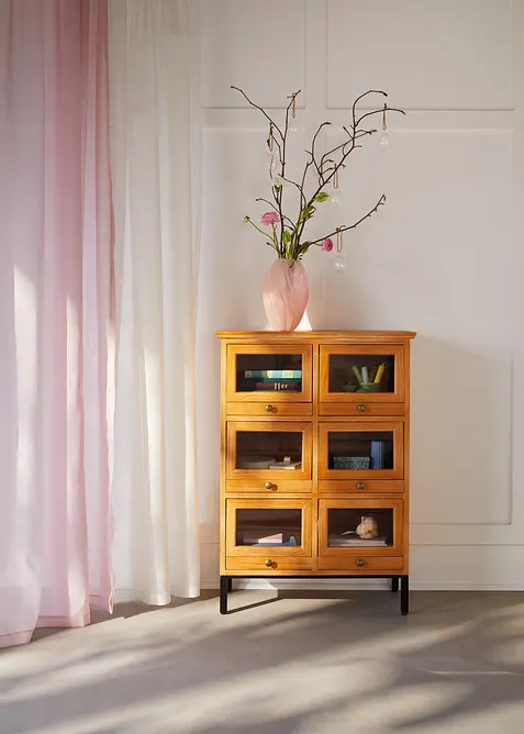 Gardiner i resirkulert materiale (2-pack), bonprix