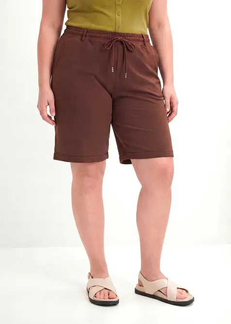 Sweat-bermudashorts av 100% &oslash;kologisk bomull, bonprix
