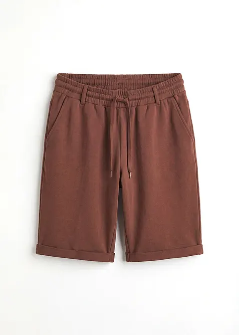 Sweat-bermudashorts av 100% &oslash;kologisk bomull, bonprix