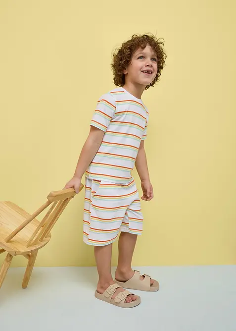 Jersey bermudashorts i 100% &oslash;kologisk bomull (3-pack), bonprix