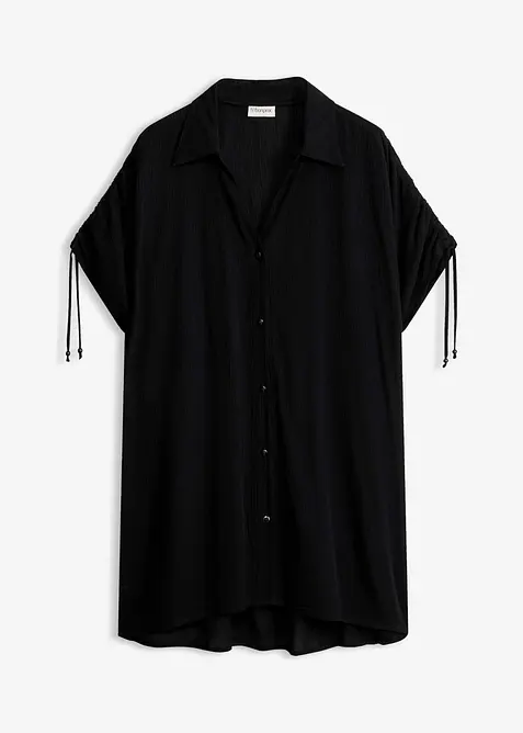 Crinkle strandbluse, bonprix