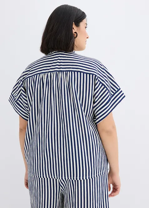 Bluse i viskoseblanding med pent fall, bonprix