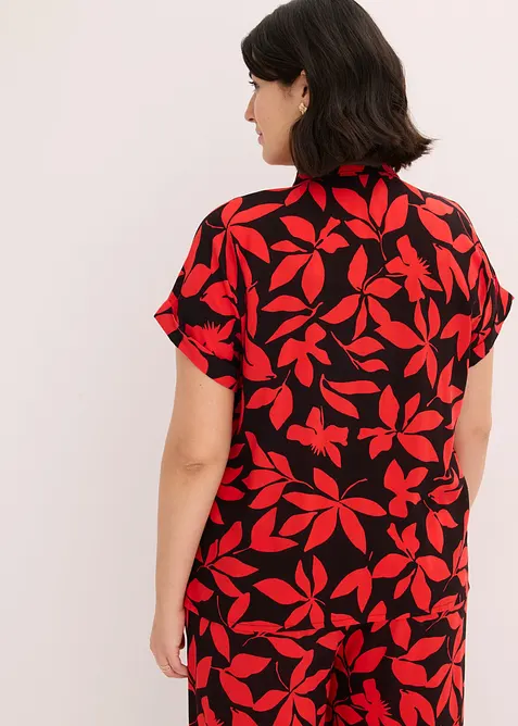 Bluse i viskose med pent fall, bonprix