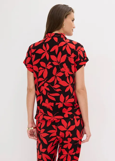 Bluse i viskose med pent fall, bonprix