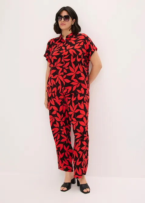 Bluse i viskose med pent fall, bonprix