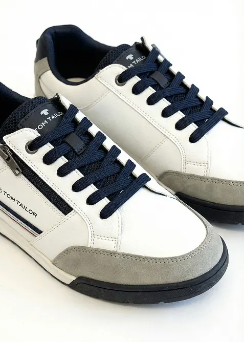 Sneakers med glidel&aring;s fra Tom Tailor, Tom Tailor