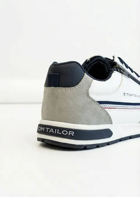 Sneakers med glidel&aring;s fra Tom Tailor, Tom Tailor