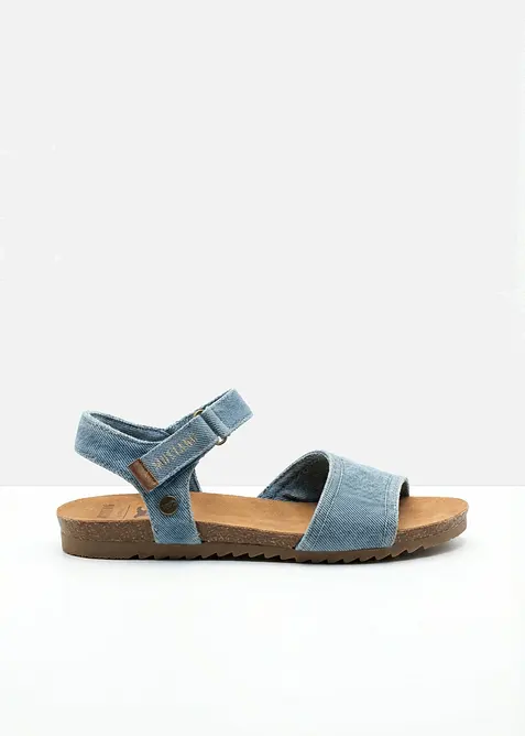 Sandaler fra Mustang i denim look, Mustang
