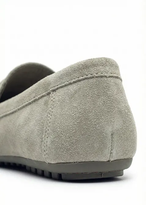 Loafers i semsket skinn, bonprix