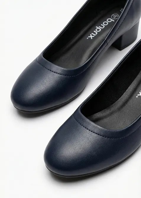 Pumps med blokkh&aelig;l, bonprix