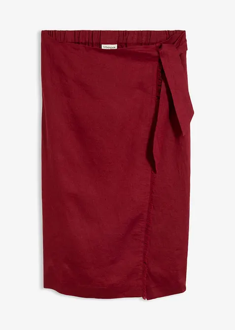 Midiskj&oslash;rt i 100% lin, bonprix