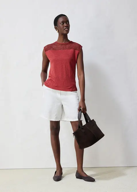 Topp i 100% lin, bonprix