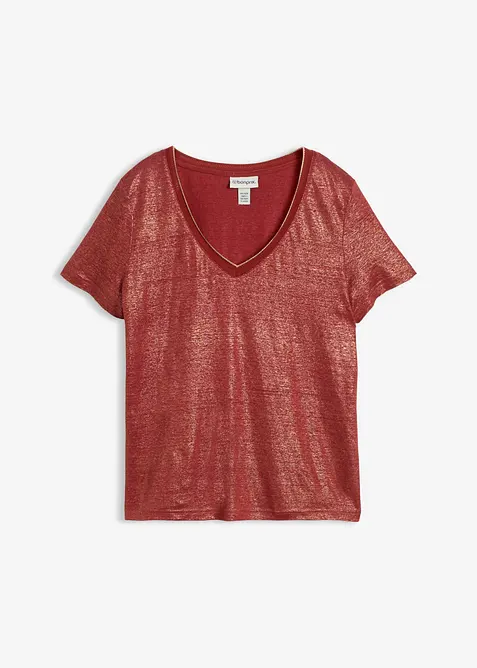 Lintopp med lurex, bonprix