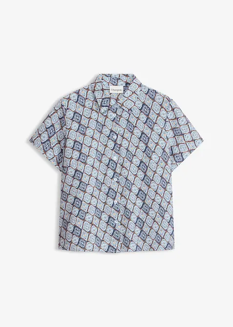 Kortermet bluse med viskose, bonprix