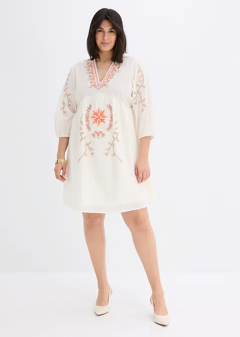 Minikjole i 100% bomull, bonprix