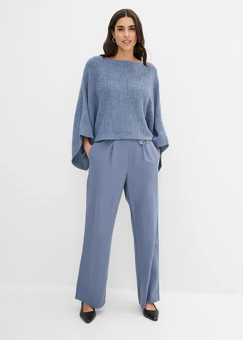 Kimono genser i b&aring;ndgarn, bonprix