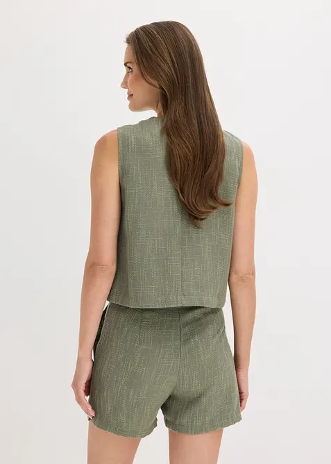 Vest med rund hals, bonprix