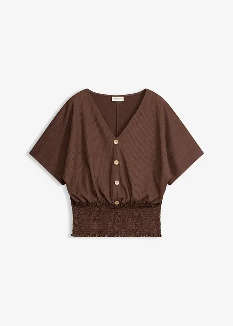 Topp i strukturert krepp, bonprix