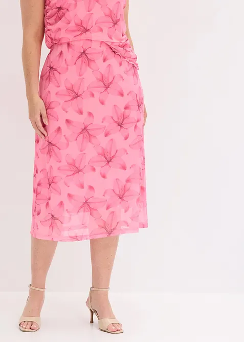 Jerseyskj&oslash;rt i myk mesh, bonprix