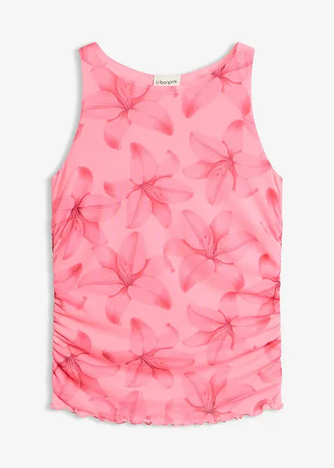Jerseytopp i myk mesh, bonprix