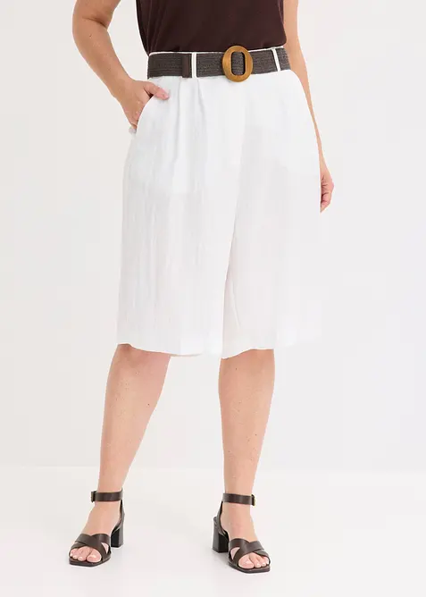 Bermudashorts i myk viskosemiks, bonprix