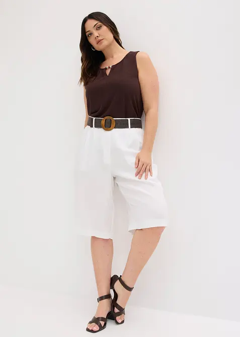 Bermudashorts i myk viskosemiks, bonprix
