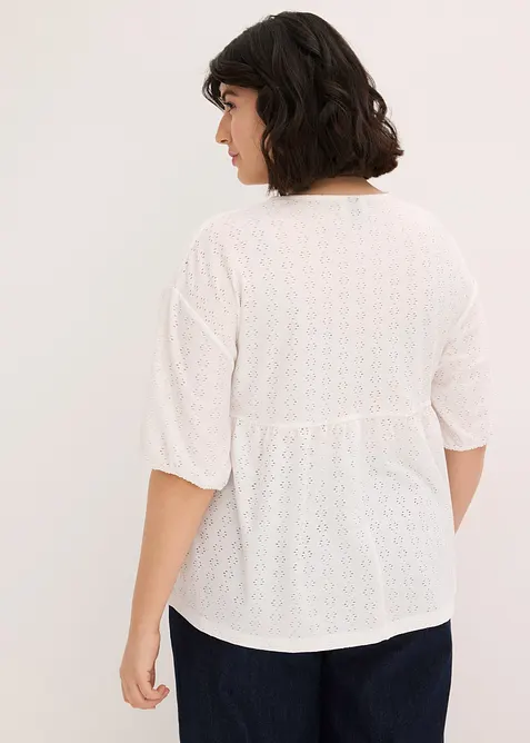 Tunika med forseggjort broderi, bonprix